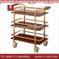 Best quality OEM hotel uesful cleaning trolley cart